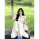 億梵莎（YIFANSHA）新品連衣裙女夏季2026年法式學院風甜美碎花仙女裙氣質收腰中長裙 碎花裙 均碼 【可備注碼數】