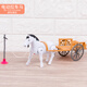 美博森兒童電動(dòng)小馬仿真會(huì )走路的發(fā)聲馬車(chē)旋轉轉圈的繞樁馬男孩女孩玩具 電動(dòng)拉車(chē)馬-電池 標配