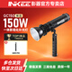 影器gc150補光燈拍攝專用150W大功率攝影影視燈外拍雙色溫直播影棚戶外便攜一體式補光燈 GC150標配+L13菲涅爾透鏡二代（送遮菲） 【雙色溫版】送手柄