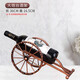 康之潤（KANGZHIRUN）鐵藝紅酒架創(chuàng  )意葡萄酒架 紅酒架擺件時(shí)尚家飾鐵藝酒瓶架展示架 大號炮臺
