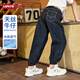 李維斯（Levi's）【天絲兒童牛仔褲】男童褲子透氣夏季防蚊褲長(zhǎng)褲兒童 星空藍(lán) 【夏季透氣 天絲面料】 150 /63 【建議身高140-152cm】