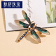 默研（MOYAN）跨境復古風(fēng)時(shí)尚好搭服裝配飾胸花裝飾別針飾品潮 蜻蜓胸針 合金