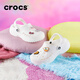 卡駱馳（crocs）洞洞鞋女 貝雅云彩Clog一腳蹬穿沙灘鞋涼拖鞋 208186-100