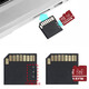 博林克適用Macbook Air/Pro蘋(píng)果筆記本電腦專(zhuān)用內存卡高速TF卡轉macbookSD卡存儲卡micro sd卡儲存卡 蘋(píng)果air卡套 + 128G U3 高速TF內存卡