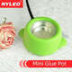 耐利澳 熱熔膠爐迷你小型塑料融化膠鍋火漆蠟做手工溶膠爐子 NL109-30W膠爐綠色