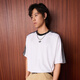阿迪達(dá)斯（adidas）三葉草系列 男 JACQUARD JERSEY 短袖上衣 KD5829 白色 M
