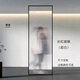 長(zhǎng)虹玻璃隔斷鋁合金水波紋油畫(huà)藝術(shù)鋼化玻璃衛(wèi)生半墻客廳屏風(fēng)隔斷 【3c認(rèn)證超白長(zhǎng)虹鋼化玻璃】鈦鎂鋁合金平方價(jià)（定制）