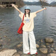 唐獅（TonLion）純棉短袖女裝夏季新款潮流顯瘦寬松t恤女士上衣服海星高級感半袖