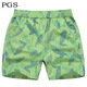 普戈斯（PUGESI）夏季純棉男士休閑運動(dòng)褲四分超短褲沙灘褲夏天薄款跑步三分褲熱褲 綠色 3XL （119-138斤）