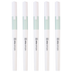 晨光A4901優(yōu)品中性筆全針管尖0.5mm黑色軟握護(hù)套拔帽學(xué)生用考試水筆簡約小清新辦公簽字筆文具用品 黑色書寫 5支
