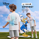 迪士尼（Disney）兒童t恤男童短袖夏季中大童T恤純棉上衣汗衫半袖本白 150