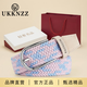 UKKNZZ七夕情人節(jié)禮物免打孔皮帶女士百搭牛仔褲帆布腰帶編織松緊彈力女 粉藍(lán)色（3cm） 100cm