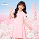 班尼路（Baleno）女童夏季連衣裙兒童2026新款學院風裙子女孩公主裙速干短袖Polo裙