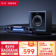 漫步者花再Halo Soundbar Max電腦音響藍牙5.4低音炮音箱電競游戲桌面臺式長條音箱有線音箱 破界黑