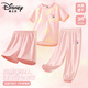 迪士尼（Disney）童裝兒童速干套裝夏季新款中大童衣服寬松涼感T恤女童防蚊褲夏裝