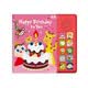 【超模何穗同款發聲書】米象 Happy Birthday  生日快樂 世界經典SSS英語啟蒙兒歌發聲書 英文童謠音樂書 兒童點讀版有聲書 幼兒磨耳朵ABCsong字母 0到3歲早教書 [0-6歲] 