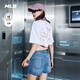MLB男女情侶寬松幻彩背標涼感26春新款3ATSB1463-50WHS-M