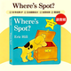 英文原版繪本 Where's Spot? 小玻在哪里系列 紙板翻翻書 幼兒?jiǎn)⒚?小波翻翻書 兒童低幼啟蒙英語學(xué)習(xí)寶寶英語提升 親子互動(dòng)游戲書 Where's Spot? 小玻在哪里