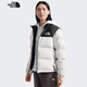 The North Face北面1996Nuptse女款高蓬鵝絨羽絨服ICON潮牌3XEO 沙丘白/ROU M