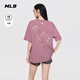 MLB男女情侶寬松幻彩背標涼感26春新款3ATSB1463-07PKS-M