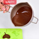 陽(yáng)晨不銹鋼隔水融化鍋黃油巧克力加熱融鍋熔爐家用diy烘焙工具做 巧克力融化鍋(C-YC80205)