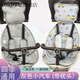 DZQ溜娃神器推車(chē)坐墊冰絲嬰兒車(chē)涼席涼/墊寶寶兒童車(chē)墊好棉墊透氣 灰色小汽車(chē)(帶枕頭)四季款 寶寶好V18