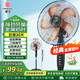 華生（Wahson）電風扇/落地扇/金屬鋁葉風扇/家用辦公電扇/大風量低噪省電立式電風扇交流定頻風扇 FS-D1401