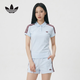 阿迪達斯（adidas）三葉草系列 女 3S POLO 短袖POLO KD3698 晶藍 M