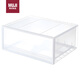 無印良品（MUJI）聚丙烯收納箱 抽屜式 橫寬型 大 半透明