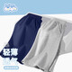 班尼路（Baleno）兒童夏季短褲男女童純棉校園褲運(yùn)動(dòng)五分褲中小學(xué)生夏季藏青色褲子