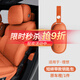 SMONDOR適用理想鑰匙套L6/L7/L8/L9車鑰匙保護套專用皮革汽車全包鑰匙殼 【原車橙 包+短綁帶】皮革鑰匙包 理想L6/L7/L8/L9