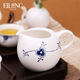 宜龍茶道功夫茶具配件陶瓷公道杯分茶器茶海-墨唐草