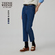 Teenie Weenie小熊秋季簡(jiǎn)約提臀修身牛仔褲小腳褲長(cháng)褲休閑時(shí)髦褲子 中藍色 XS (155)