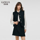 歌莉婭（GOELIA）減齡一整套套裝裙穿搭新款小香兩件套女1C8RAB250 00B黑色 XS (160)