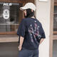MLB男女情侶寬松幻彩背標涼感26春新款3ATSB1463-50BKS-M