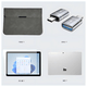 微軟（Microsoft）Type-C轉(zhuǎn)USB轉(zhuǎn)接頭 OTG數(shù)據(jù)線手機(jī)平板C口轉(zhuǎn)接器U盤多功能新款 Pro8/9/10/11/12配件4件套/13英寸