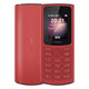 諾基亞（NOKIA）105 4G/ta1389全網(wǎng)通學(xué)生備用直板按鍵移動(dòng)聯(lián)通電信廣電4G老人手機(jī)無(wú)攝像無(wú)藍(lán)牙無(wú)內(nèi)存卡車間保密 紅色 移動(dòng) 聯(lián)通 電信 廣電/4G5G卡 標(biāo)配 1充電器+1電池