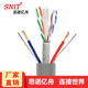 思諾億舟（SNIT） 電梯監(jiān)控專用線 電梯專用網(wǎng)線 電梯監(jiān)控屏蔽視頻線 雙鋼絲電梯隨行電纜一體線 電梯六類網(wǎng)線+電源線 1米