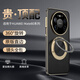 IM-CHEN【尊享鎏金丨旋轉支架】適用華為mate80promax手機殼 Mate80promax保護殼 全包鏡頭超薄防摔-黑