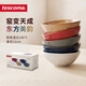 tescoma 捷克進口 LIVING 歐式陶瓷飯碗套裝 窯變釉彩碗具套裝 飯碗5件套（12cm）