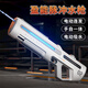 知貝兒童脈沖水槍玩具電動連發(fā)噴水自動吸水呲水槍高壓強力射程遠男孩 超大號【霧雪白/脈沖燈光/2組電池】手自一體吸水