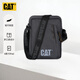 卡特（CAT）斜挎包休閑單肩包手機(jī)小包多功能通勤輕七夕禮物 84867 煤灰色