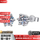 予心鉆約鉑金人工培育鉆石耳環18K金四爪六爪耳釘50分單只男女款節日禮物 【單只】18K金 六爪/D色/VVS/國檢證書 30分