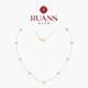 阮仕（Ruan'S）RUANS阮仕 18k金滿(mǎn)天星淡水珍珠項(xiàng)鏈珍珠頸鏈繁星鎖骨鏈日常百搭 漫天繁星/20粒珍珠