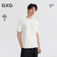 GXG【涼感】26夏新品GXG男裝潮 微廓流字母背后大圖案圓領(lǐng)短袖T恤男
