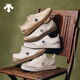 迪桑特（DESCENTE）【新色上市】CHRON PACER CVS男女復古薄底帆布鞋 D6231LSN21-男子-OW-米白色 43