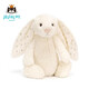 Jellycat英國Jellycat花布邦尼兔子毛絨玩具安撫玩偶公仔生日情人節(jié)送禮物 星星耳白色邦尼兔31cm 收藏加購贈(zèng)送藍(lán)色防塵袋