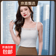 2026春夏新款蕾絲吊帶小背心女職業裝內搭打底衫韓版修身彈抹胸 白色 RF0053 L 碼100-108斤
