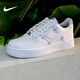耐克（NIKE）空軍一號女鞋小銀勾運動鞋夏新款四勾NIKE AIR FORCE 1休閑鞋 CT1990-100 38