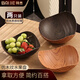 拜杰水果盤(pán)零食盤(pán)家用果盤(pán)客廳干果盤(pán)托盤(pán)糖果堅(jiān)果盤(pán)仿木果盤(pán)兩只裝